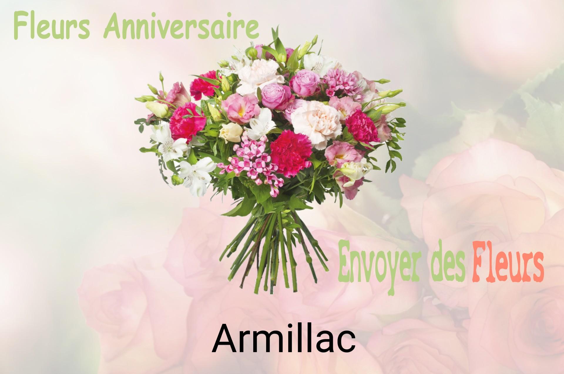 Bouquet de fleurs d’anniversaire livré à Armillac